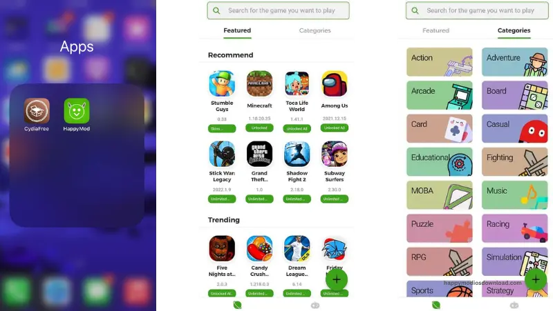 Download HappyMod apk 3.1.5 for Android iOs